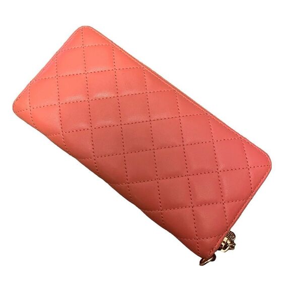 Michael Kors Pink Quilted Wallet with Heart Charm - Picture 3 of 5